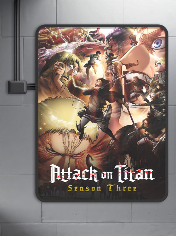 Attack on Titan (2013) Season 3 anime Poster