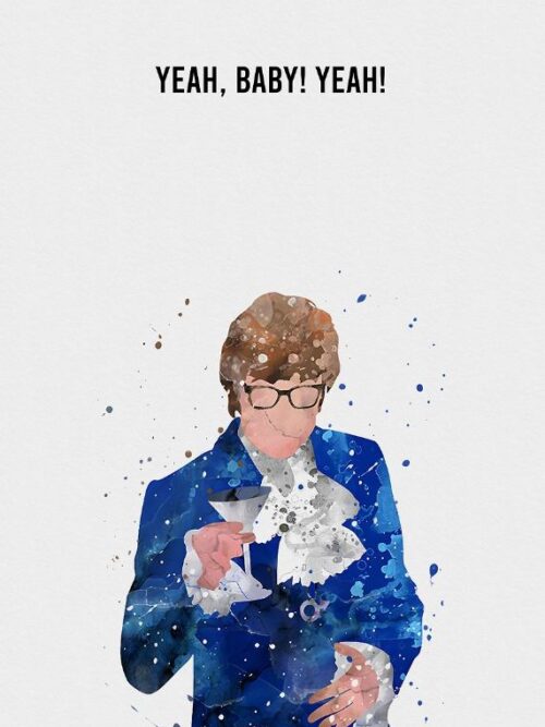 Austin Powers Minimalist Poster