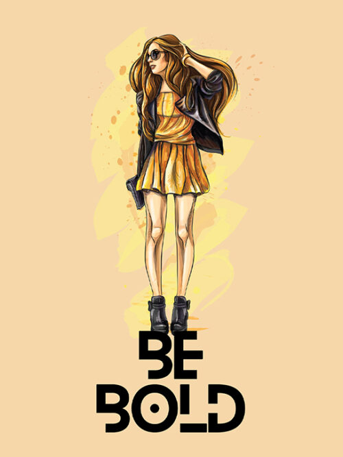 Be bold moder girl Poster