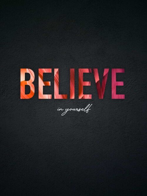 Believe In Yourself Poster