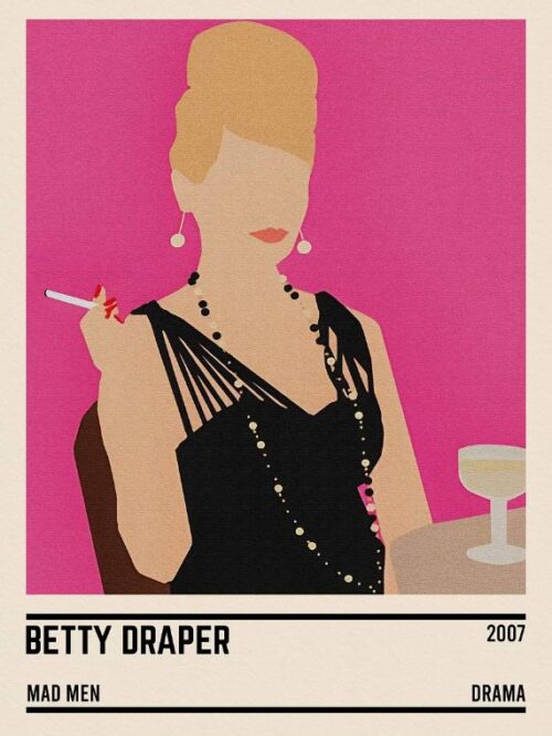 Betty Draper Mad Men Poster