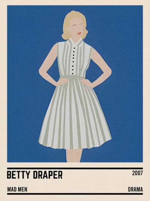 Betty Draper Mad Men Poster