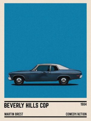 Beverly Hills Cop Car Poster