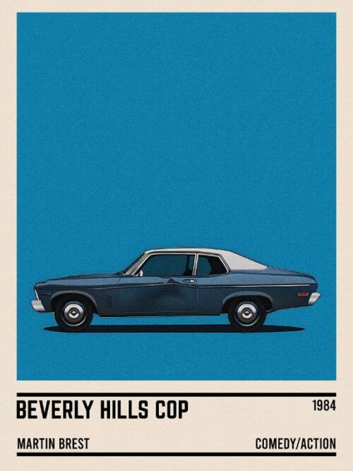Beverly Hills Cop Car Poster