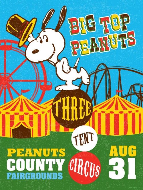 Big Top Peanuts Peanuts Poster