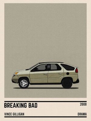 Breaking Bad Car Tv Series Poster