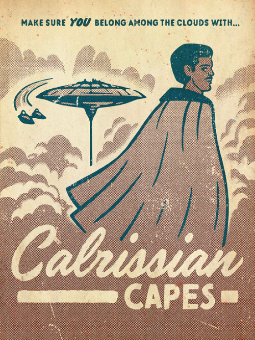 Calrissian Capes Starwars Poster