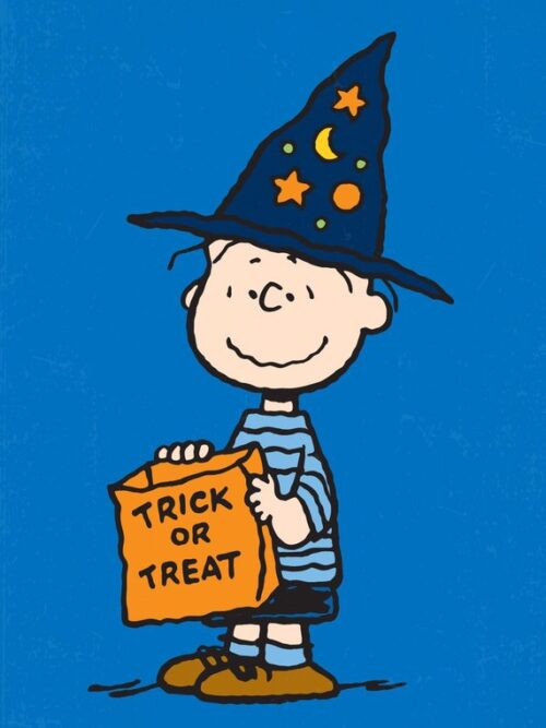 Charlie Wizard Halloween Peanuts Poster