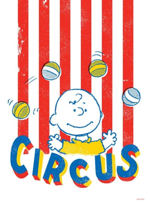 Charlies Circus Peanuts Poster