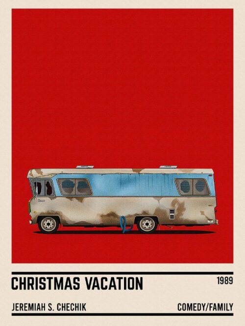 Christmas Vacation RV Car Poster
