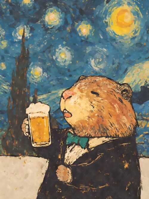 Classy Bober Beer Poster
