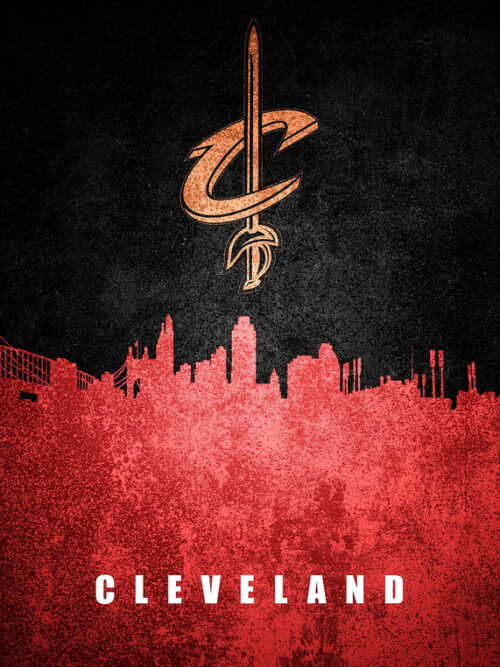 Cleveland City Skyline Poster