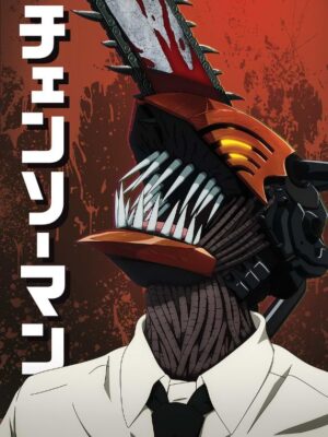 Close Up Chainsaw Man Poster