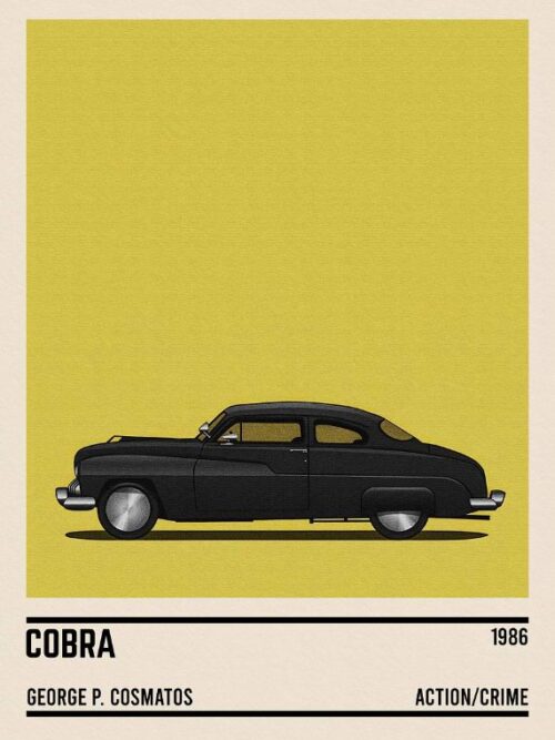 Cobra Movie Car Poster