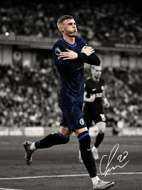 Cole Palmer Soccer Poster