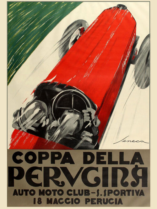 Coppa Della Perugina 1924 By Federico Seneca Poster
