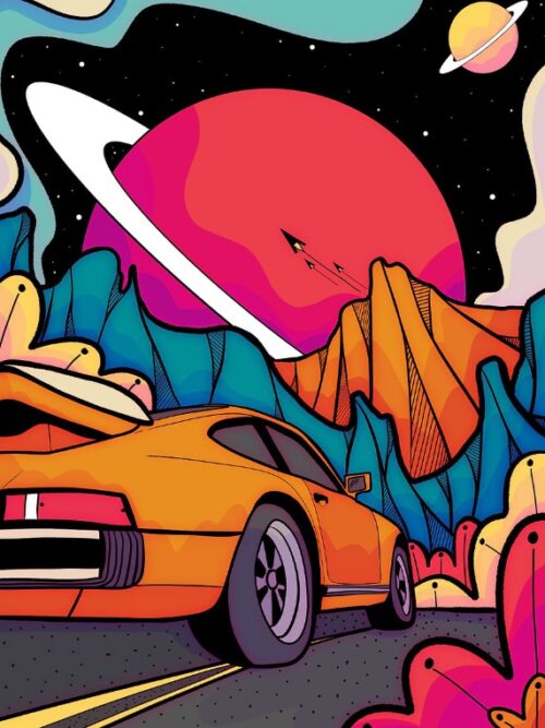 Cosmic Highway Poster