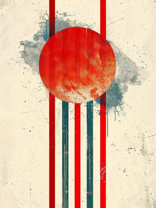 Crimson Drip Poster