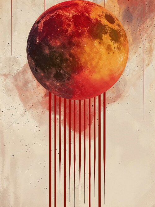 Crimson Sphere Fall Poster