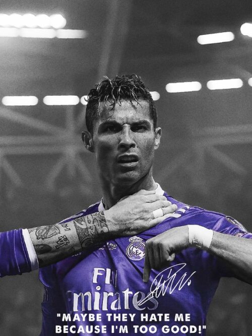 Cristiano Ronaldo Soccer Poster