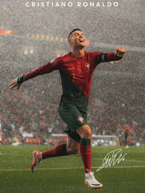 Cristiano Ronaldo Soccer Poster