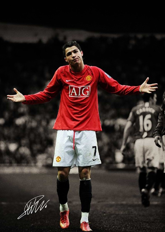 Cristiano Ronaldo Soccer Poster