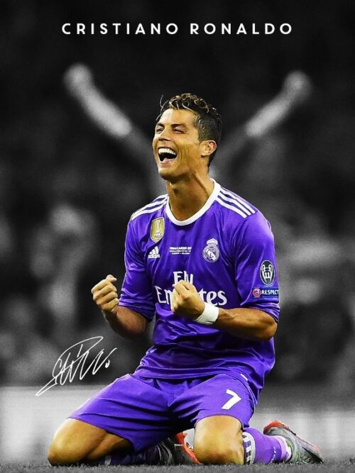 Cristiano Ronaldo Soccer Poster