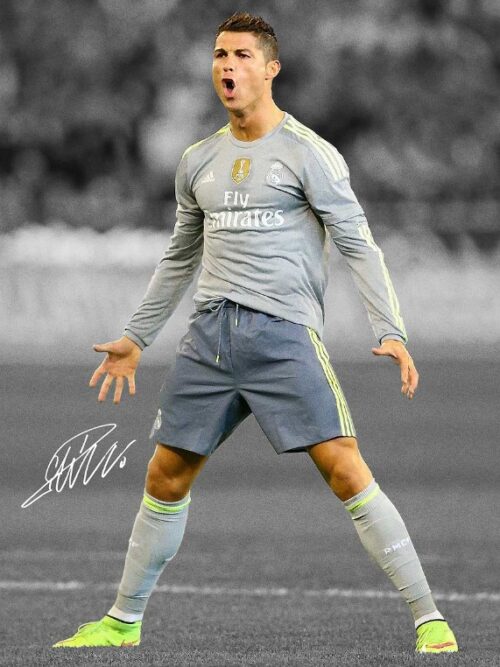 Cristiano Ronaldo Soccer Poster