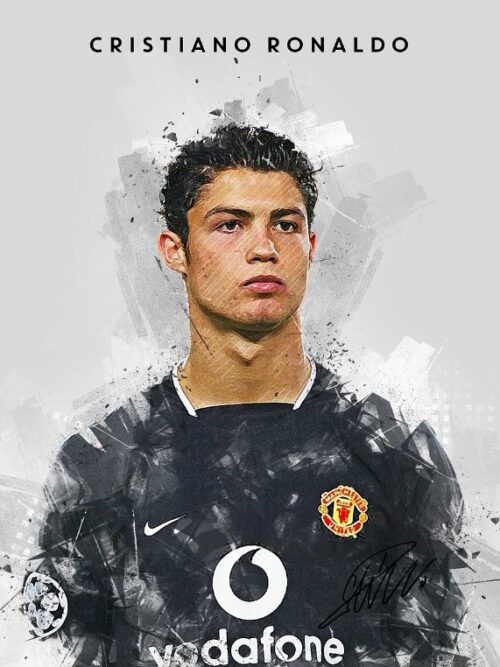 Cristiano Ronaldo Soccer Poster