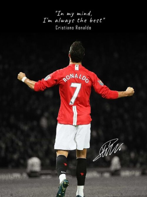 Cristiano Ronaldo Soccer Poster