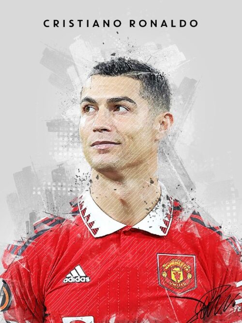 Cristiano Ronaldo Soccer Poster