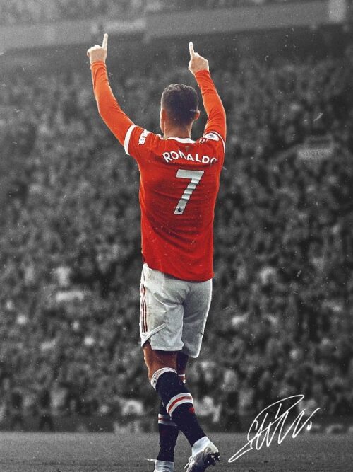 Cristiano Ronaldo Soccer Poster