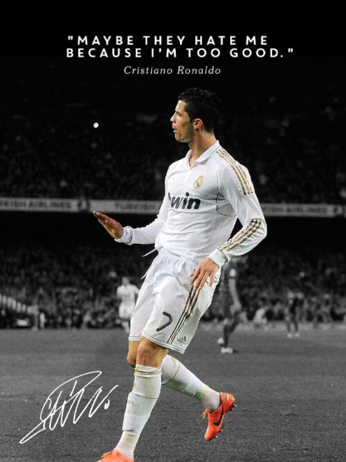 Cristiano Ronaldo Soccer Poster
