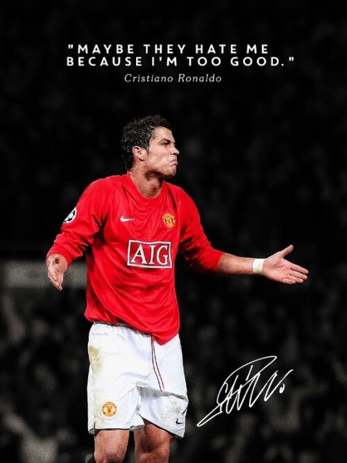 Cristiano Ronaldo Soccer Poster