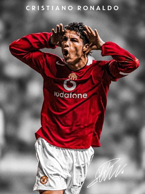Cristiano Ronaldo Soccer Poster