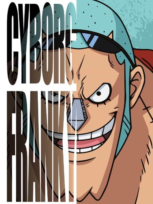 Cyborg Franky One Piece Poster