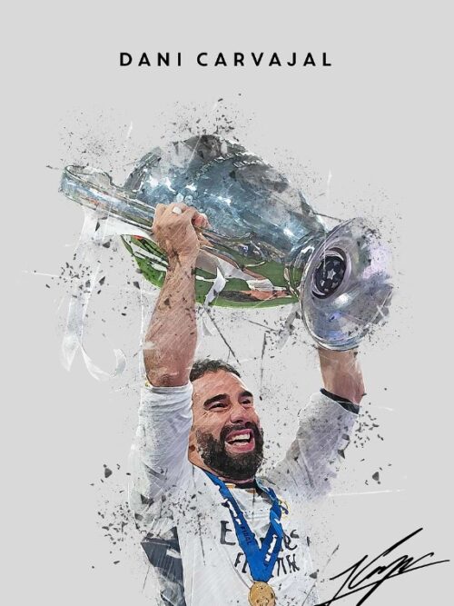 Dani Carvajal Football Poster