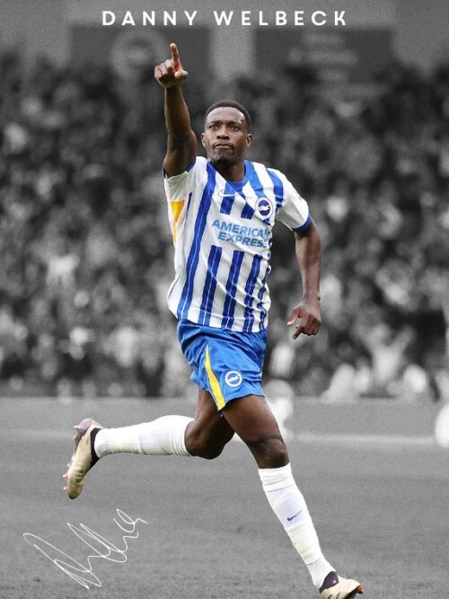 Danny Welbeck Football Poster