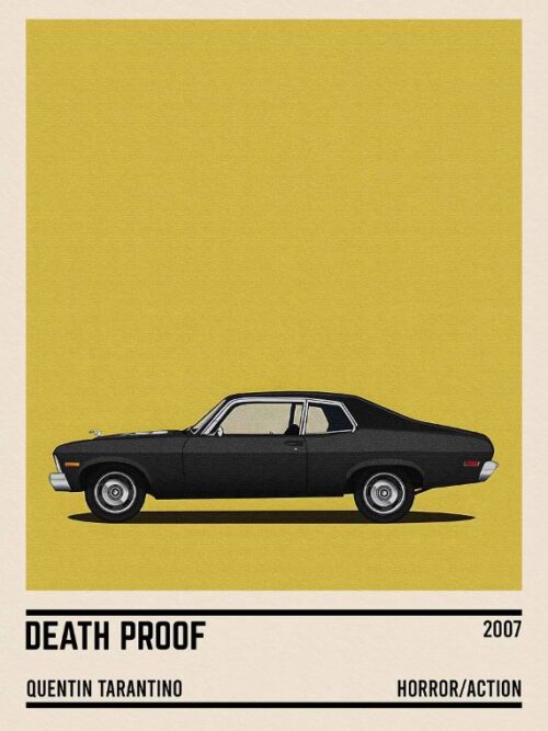 Death Proof Car Poster