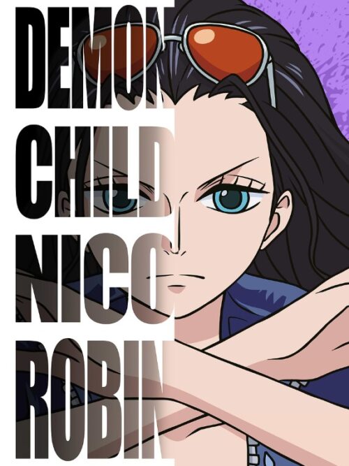 Demon Child Nico Robin One Piece Poster