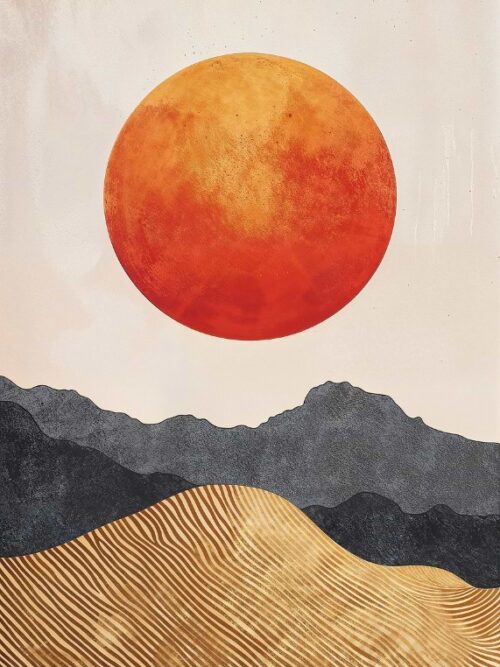 Desert Glow Poster