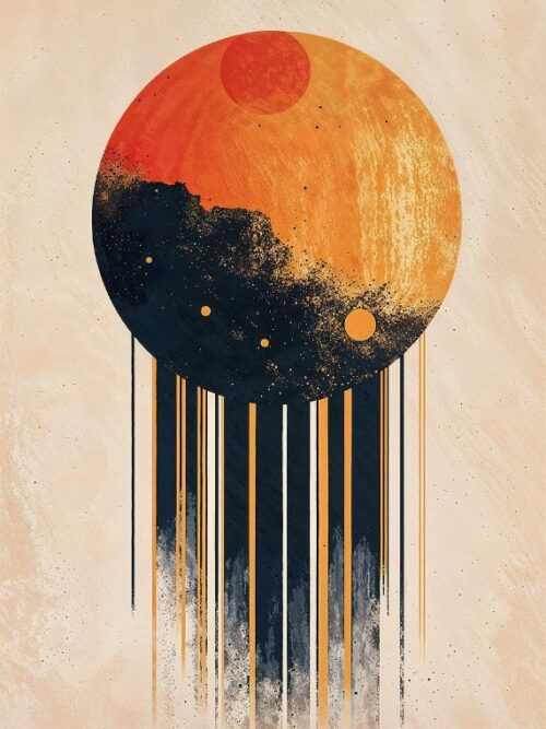 Dripping Sun Poster