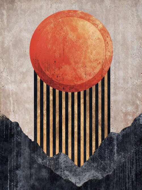 Dusk Horizon Line Poster