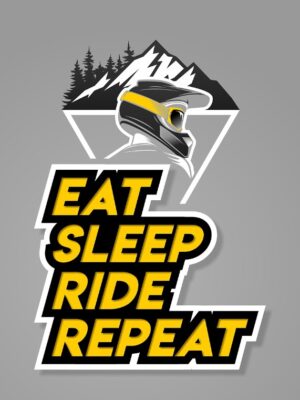 EAT SLEEP RIDE REPEAT Poster