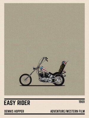 Easy Rider Motorcycle Poster