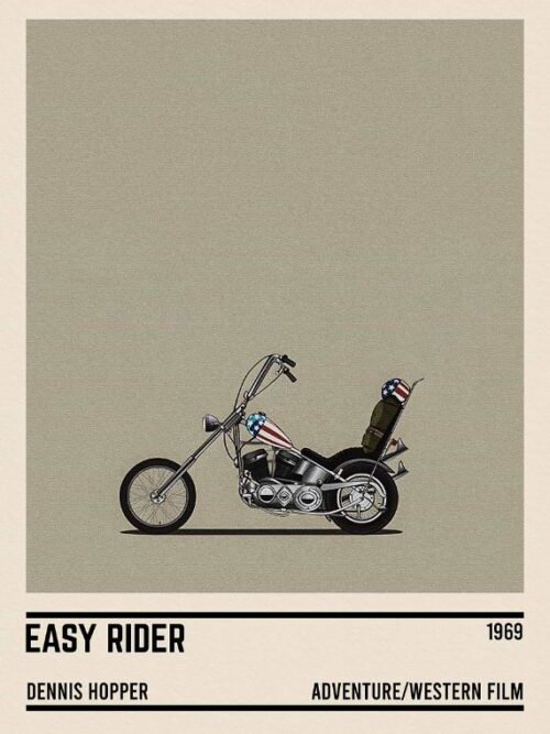 Easy Rider Motorcycle Poster