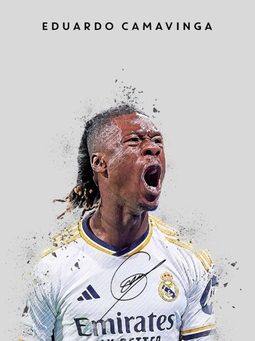 Eduardo Camavinga Football Poster