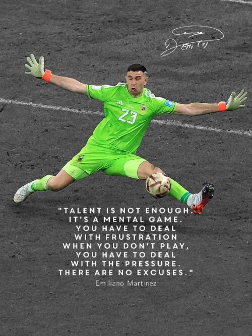 Emiliano Martinez Football Poster
