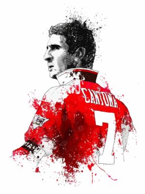 Eric Cantona Football Poster
