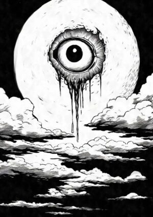 Eye In The Sky Weirdcore Aesthetics Poster